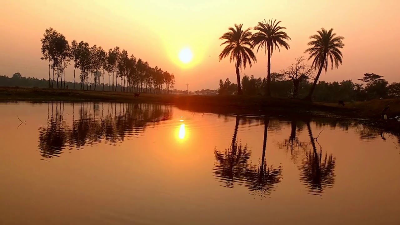 Bangladesh Beautiful village Weather Footage.... YouTube