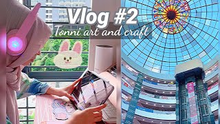 (Vlog-2) Realistic days with pink heart's-Tonni art and craft