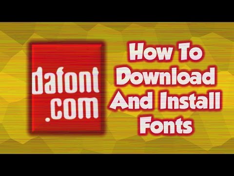 Video: Where To Put Fonts