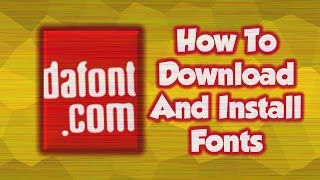 How To Download And Install Fonts! (Windows 10)