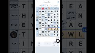 Crossword Master Puzzle 286 #tutorial #wordpuzzlegame #crosswordmaster #crossword #cozygames #games