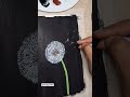 Dandelion Painting For Beginners | Acrylic Dandelion Painting Techniques For Beginners
