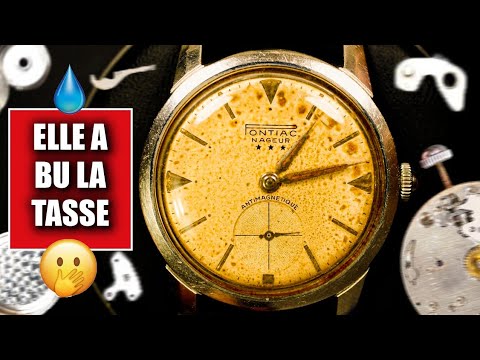 Restauration D'une Montre Vintage Inondée !!! Pontiac Nageuse ETA 1260