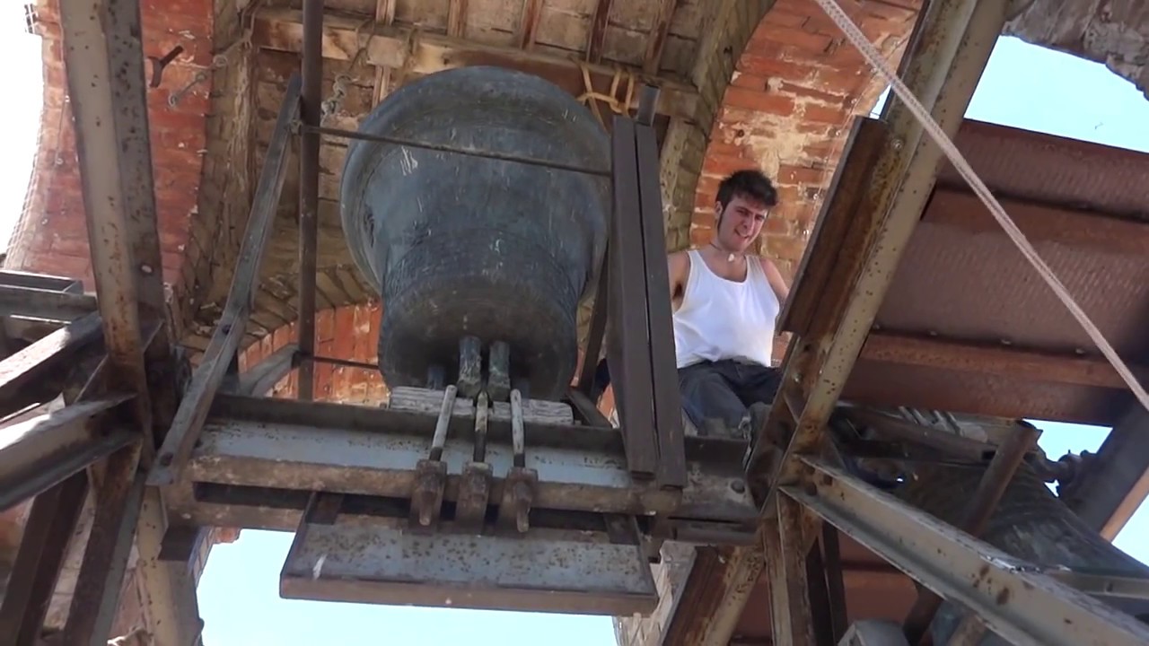 Campane di Pieve di Campo (PG) - collaudo nuovo rinterzo [l'silensio n'cià da esse]