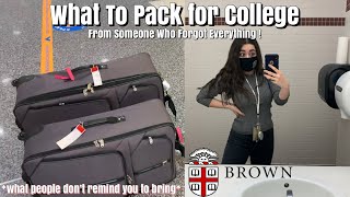 What I Wish I Packed for My First Semester of College || Cecile S