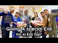 Taking a special eidi  kis ki eidi hai  giving a first eidi to someone 