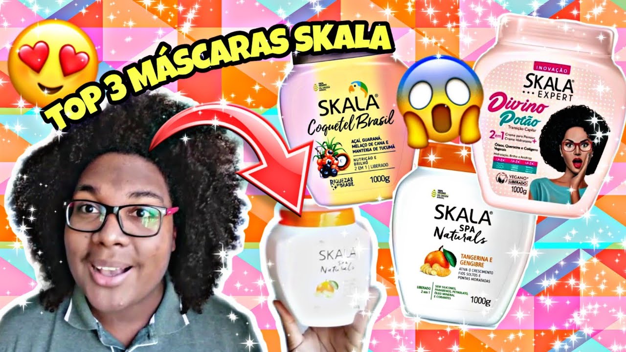 Top 3 MÁSCARAS SKALA!! (Máscaras Boas e Baratas) - YouTube