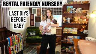 I Made My Rental Nursery Feel Completely Custom | DIY Nursery Makeover