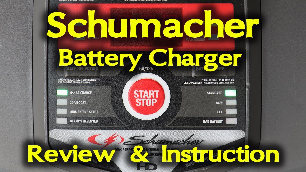 Schumacher Battery Charger | Review & Instruction - YouTube