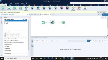 Data Cleansing Tool in Alteryx workflow