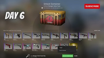 CS:GO Daily Case Series (DAY 6) Opening Cases Until Knife