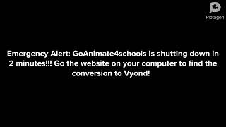 Owens Goanimate4Schools Shutdown Experience