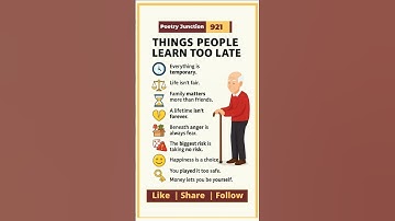 9 Life Lessons People Learn TOO LATE! 💡| Life