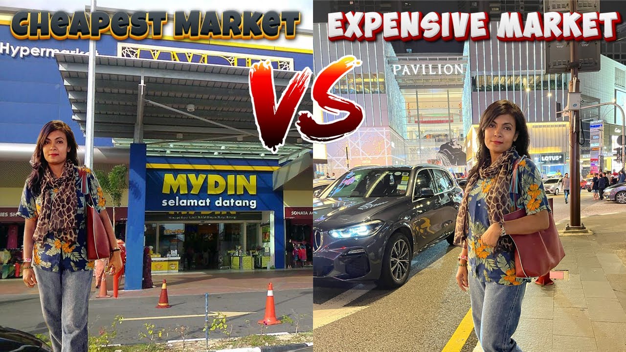 Cheapest Market Mydin  VS Exclusive Market Pavilion / Malaysiya / Ripa Ronjona / shooping Vlog /Ep-6