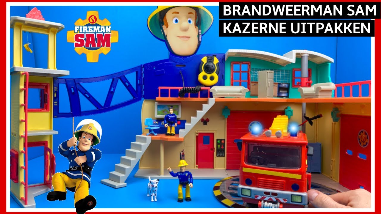 controller Pardon repetitie Brandweerman Sam Mega Brandweerkazerne uitpakken | Family Toys Collector -  YouTube