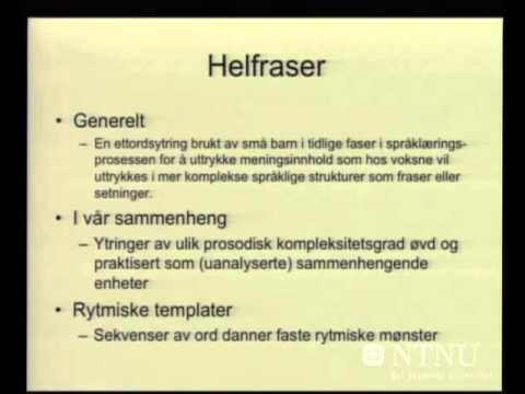 Uttale - fokusområder