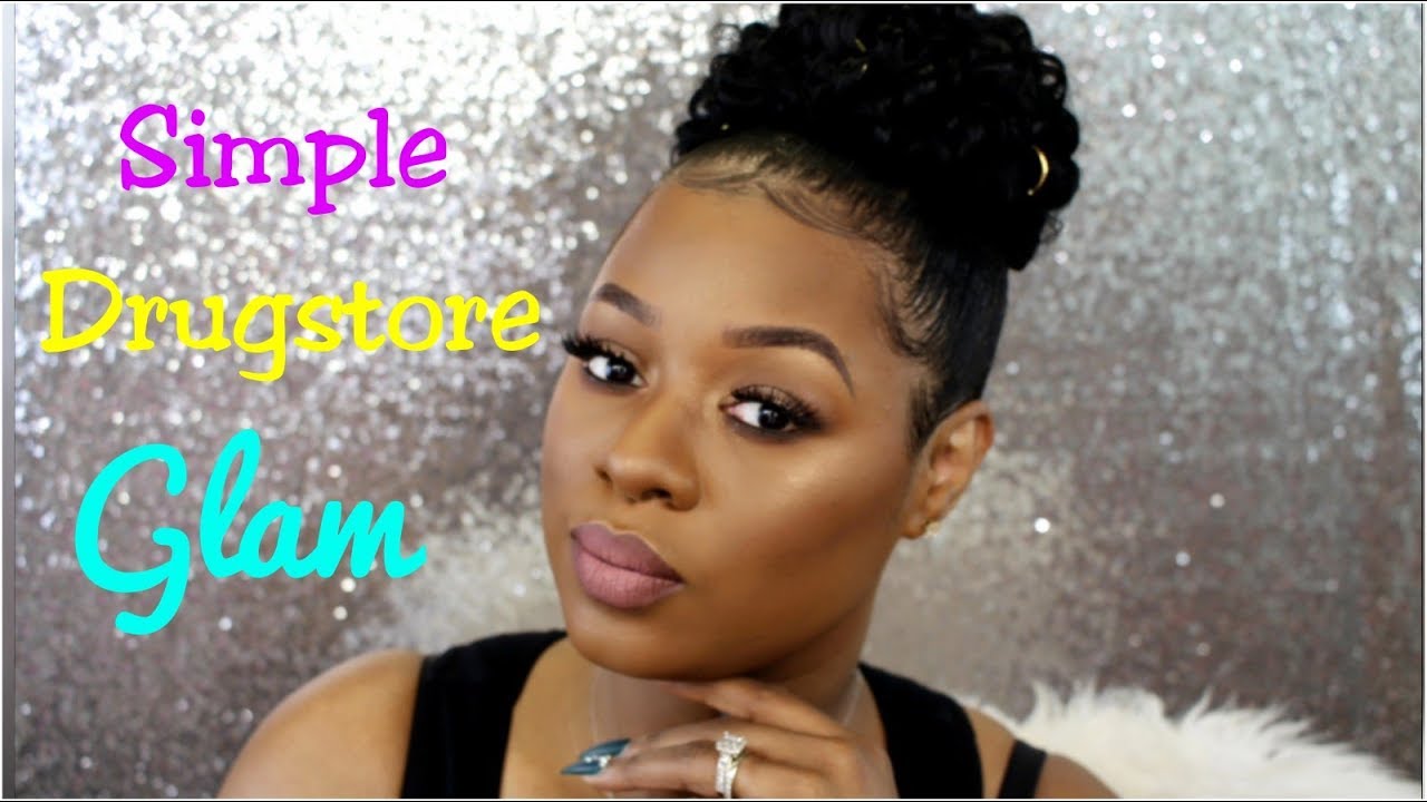 Budget Friendly Simple Glam Makup Tutorial - YouTube