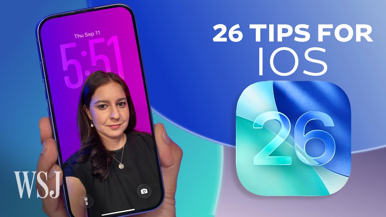 iOS 26: 26 New Features for Apple’s New iPhone Software Update | WSJ