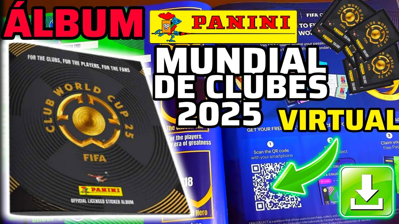 ASI ES EL ALBUM PANINI MUNDIAL DE CLUBES 2025 - TENEMOS VIRTUAL? - YouTube