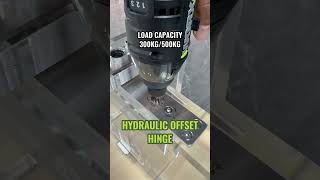 Hydraulic Offset Hinge – 300KG/500KG with Adjustable Mounting | Heavy Duty Door Hinge | OEM Hardware