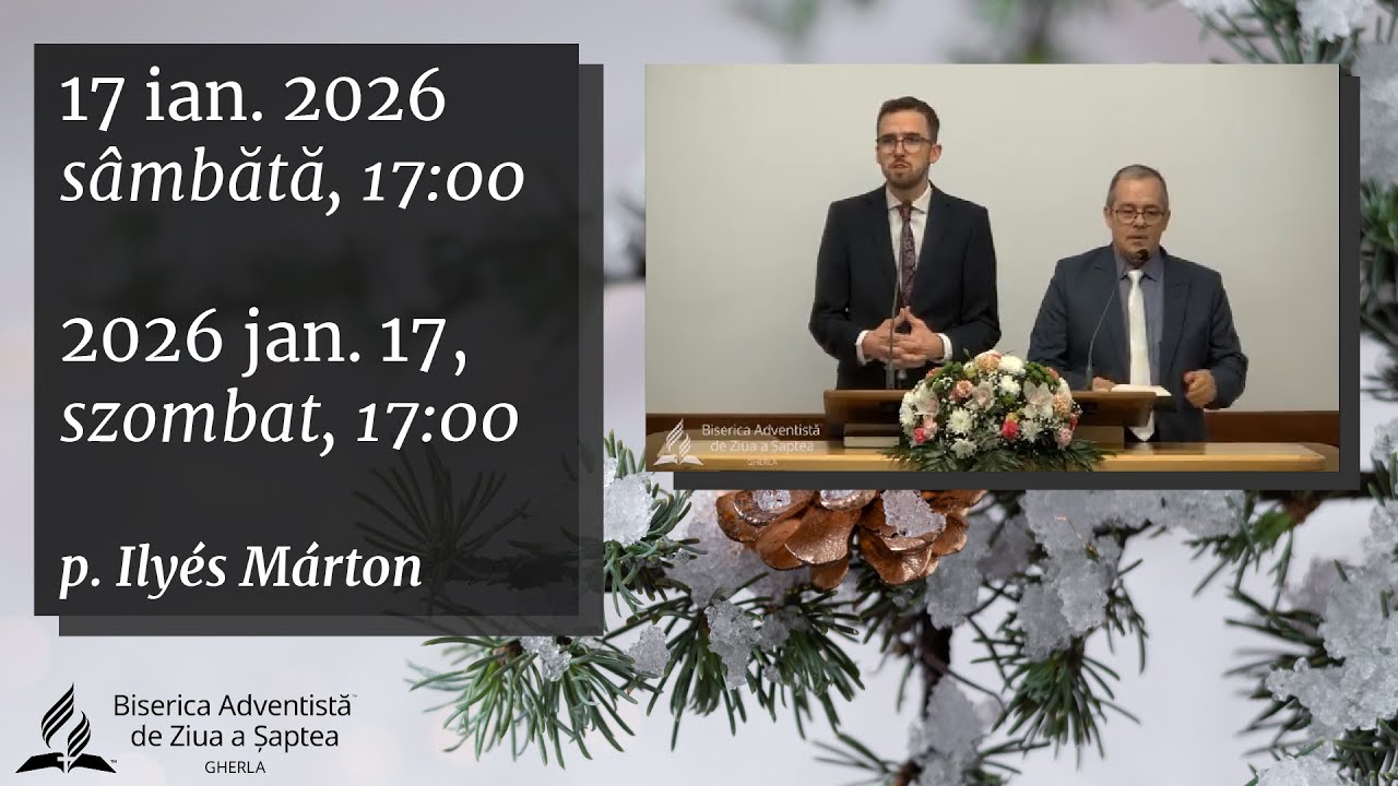 17 ianuarie 2026, sâmbătă, 