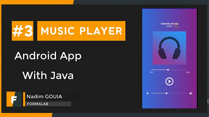 #3 Create Music Player Tutorial - Android Studio | Control Volume | تطبيق مشغل أغاني