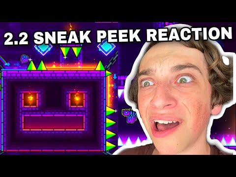 NEW 2.2 SNEAK PEEK REACTION + ANALYSIS [Geometry Dash 2.2]