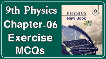 Class 9 Physics Chapter 6 Exercise MCQs New Book 2025- PCTB