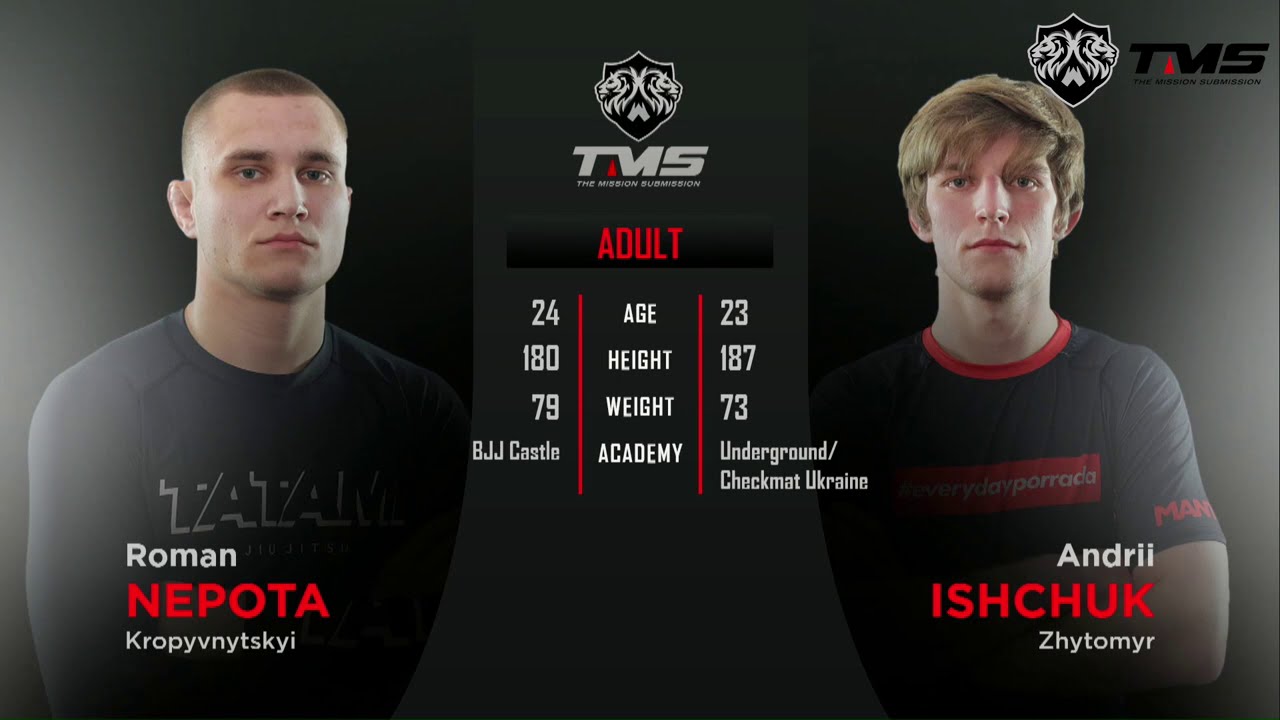 Roman Nepota vs Andrii Ihuk. 1/8 Group B. TMS UKRAINE GRAND PRIX - SUBMISSION ONLY