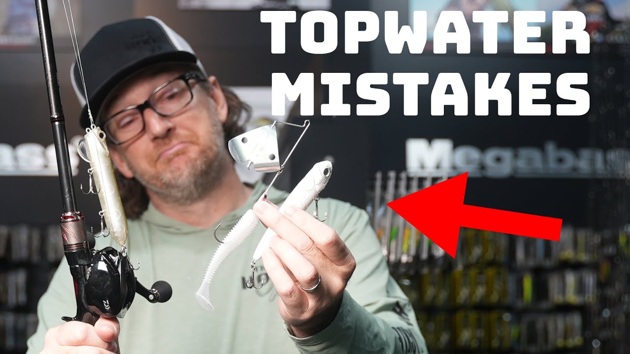 The 4 Biggest Mistakes Fishermen Do When Fishing Topwater Lures! Fishing