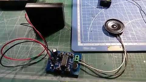 Модуль записи и воспроизведения звука