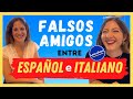 FALSOS AMIGOS entre ESPAÑOL e ITALIANO (clase de español con la profesora Graziana de LearnAmo) 🇪🇸🇮🇹