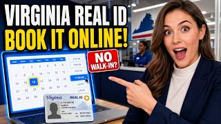 How to book a REAL ID appointment online in Virginia