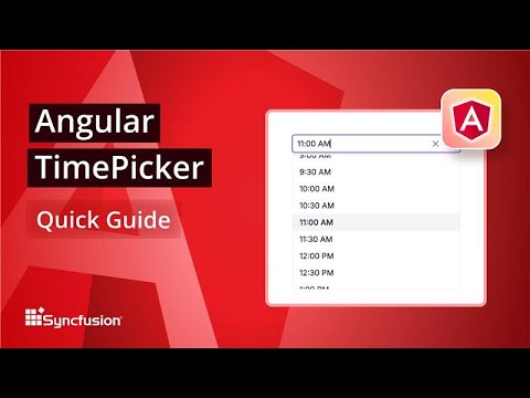 Angular TimePicker: The Ultimate Feature Walkthrough