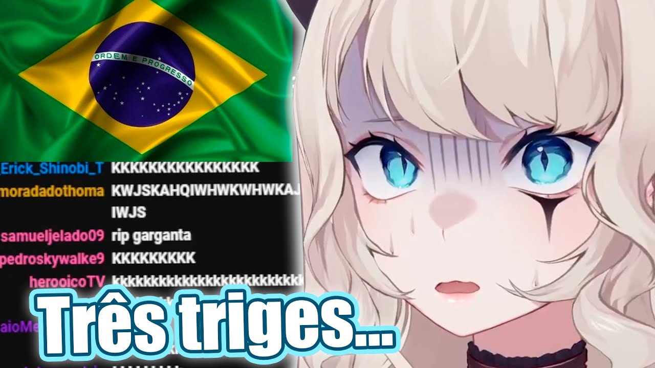 Ela tentou dizer nosso trava-língua Brasileiro, mas ficou ainda mais fofa...