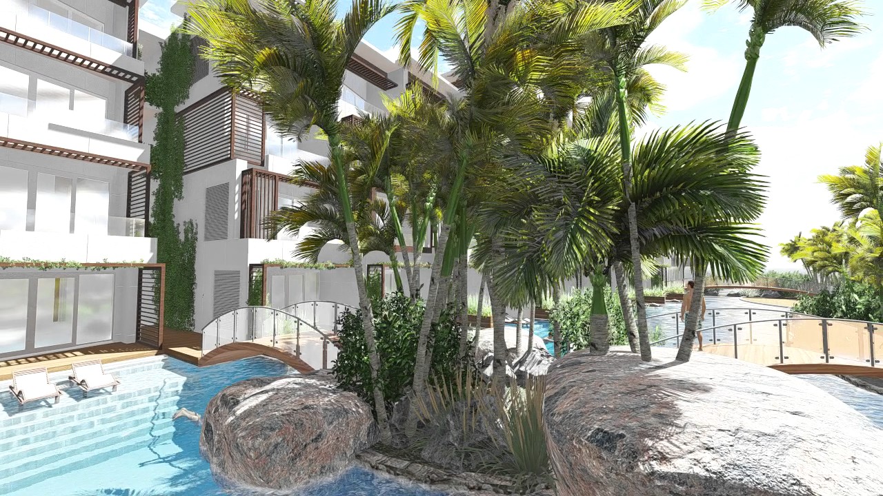 Cape Verde, Radisson Blu Resort  Guest Wing Fly Through