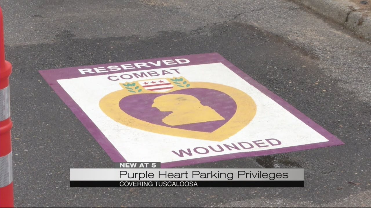 Purple Heart parking privileges YouTube