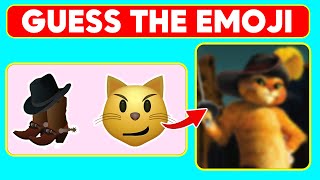 Guess The Character By Emoji | Puss In Boots Movie, Mario Movie....Universal Pictures