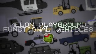 Melon playground functional Vehicles!! #melonplaygroud