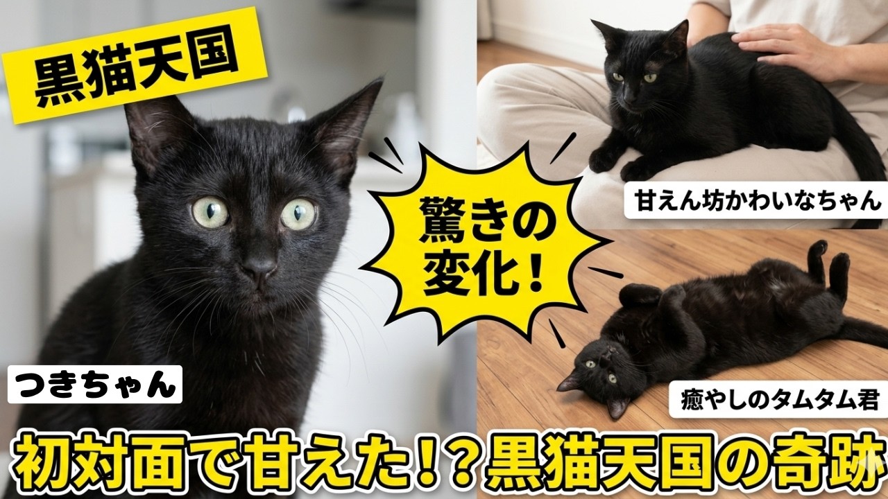黒猫みんと Black Cat Heaven] A tsundere newcomer and a lap-sitting senior