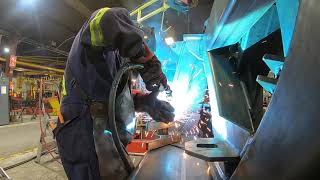 How to weld Circle and flat position