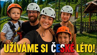Letní kino 🎥 u nás na zahradě 😱| BOBOPARK | Adi šla na nehty 💅| Valašské muzeum | VLOG 