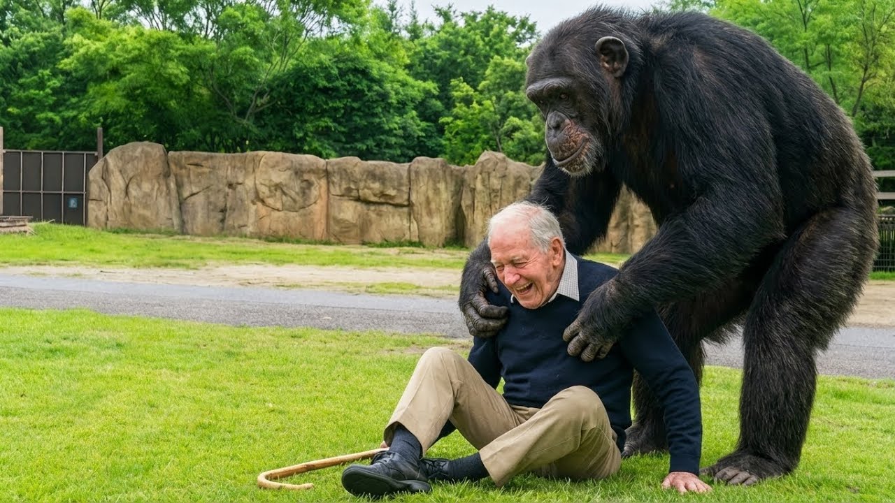 Chimp Reunites With Best Friend After 35 Years You Won’t Believe His Reaction !