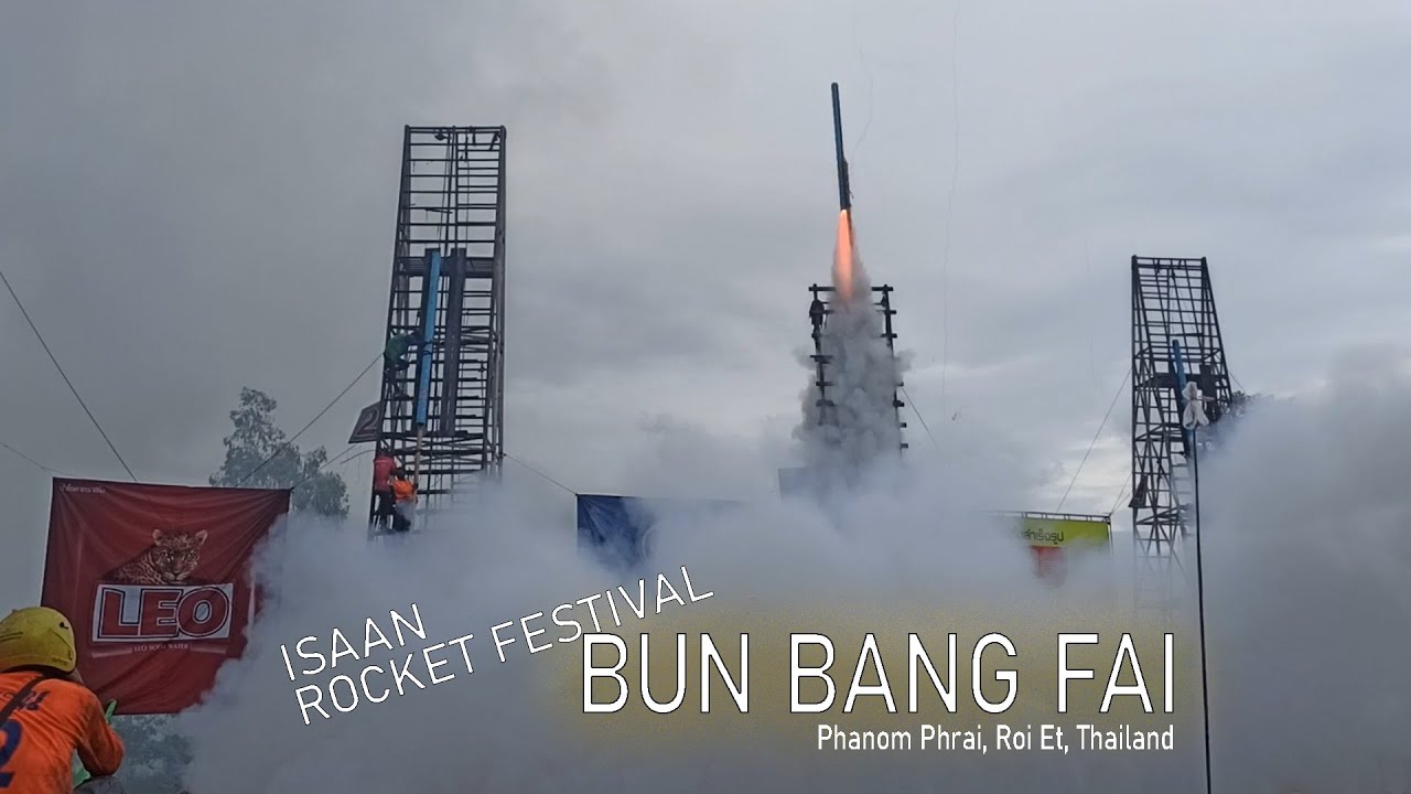 ROCKET FESTIVAL in Thailand (Parades, Markets, Rockets, Party!) --- เทศกาลจรวดในประเทศไทย