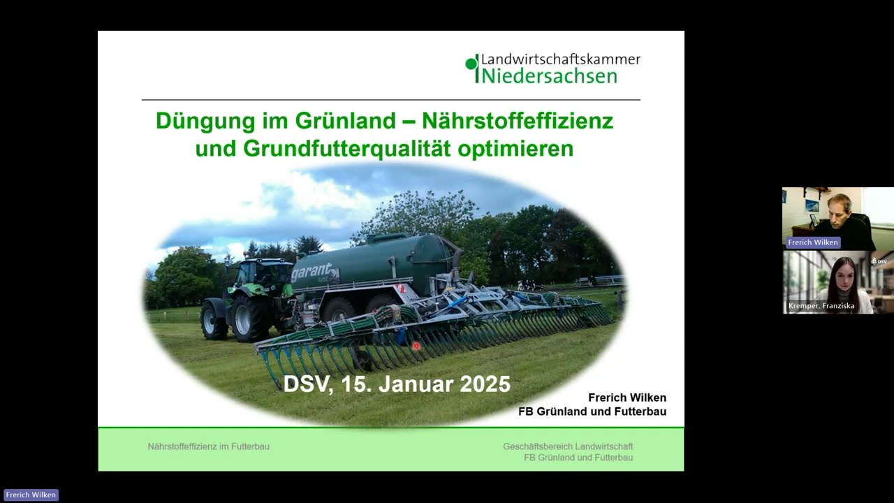 Dngung im Grnland  Nhrstoffeffizienz und Grundfutterqualitt optimieren