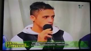 Programa del C.A Sportivo La Cesira Campeon del Toneo Apertura de LRFC 2017