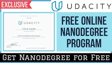 Udacity NANODEGREE Courses for FREE | Udacity SCHOLARSHIP | Udacity AI Nanodegree | Cloud Computing