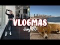 VLOGMAS DAY 20: heavy leg day + realistic day at home