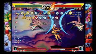 Vampire Savior Morrigan combos