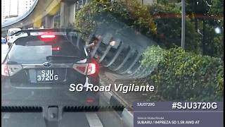 5Feb2026 Commonwealth Ave West Subaru Impreza Littering